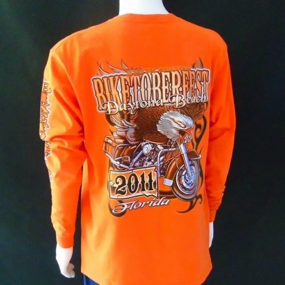 2011 Biketoberfest Shirt Daytona Beach FL Biker